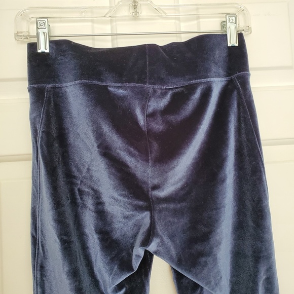 blue velvet leggings - small, utopia by hue - Picture 7 of 10
